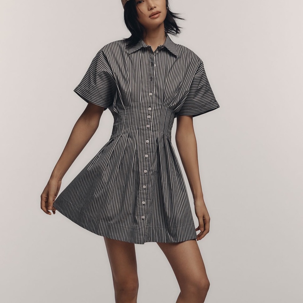 Exquise | The Tobie Mini Shirt Dress